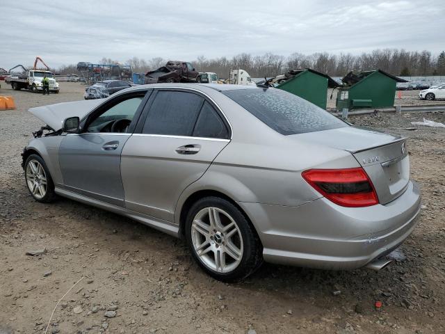 WDDGF56X08R034077 - 2008 MERCEDES-BENZ C 350 GRAY photo 2