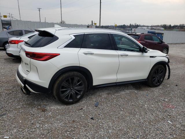 3PCAJ5M31LF107146 - 2020 INFINITI QX50 PURE WHITE photo 3