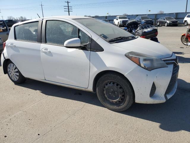 VNKKTUD39HA076017 - 2017 TOYOTA YARIS L WHITE photo 4