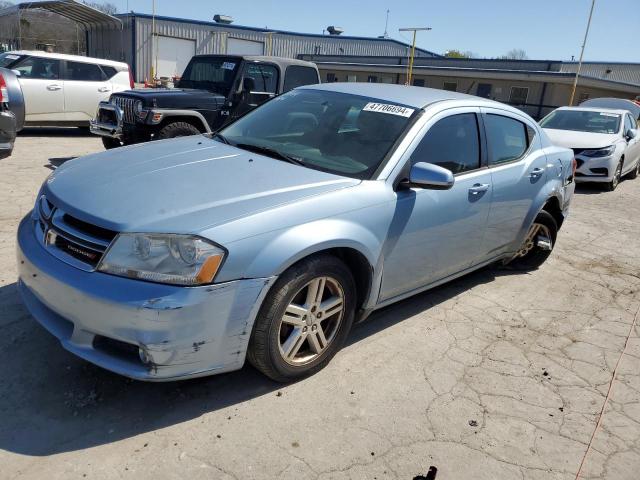 1C3CDZCB7DN620344 - 2013 DODGE AVENGER SXT BLUE photo 1