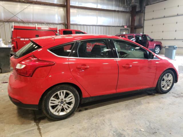 1FAHP3M28CL431352 - 2012 FORD FOCUS SEL RED photo 3