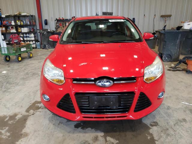 1FAHP3M28CL431352 - 2012 FORD FOCUS SEL RED photo 5