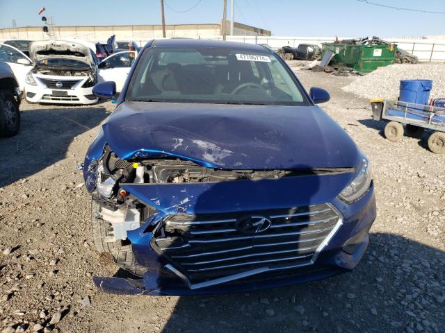 3KPC24A60ME142279 - 2021 HYUNDAI ACCENT SE BLUE photo 5