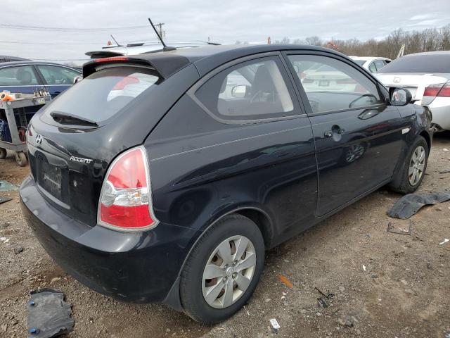 KMHCM3AC2AU174105 - 2010 HYUNDAI ACCENT BLUE BLACK photo 3