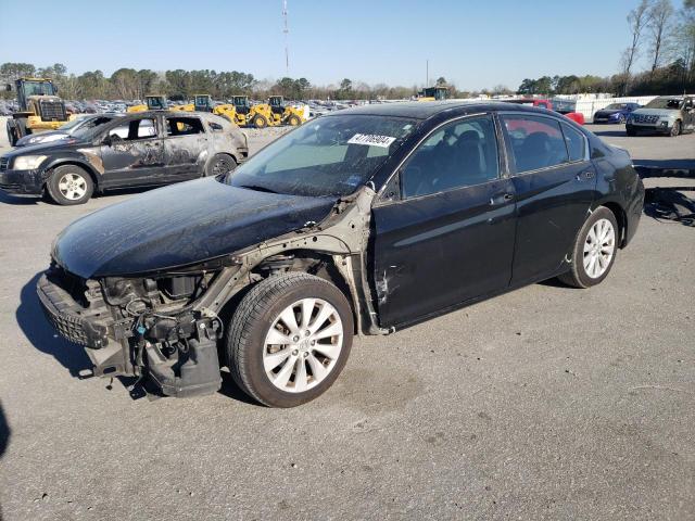 1HGCR2F83FA168540 - 2015 HONDA ACCORD EXL BLACK photo 1