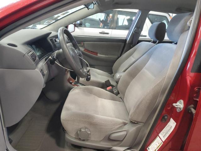 JTDBR32E242041796 - 2004 TOYOTA COROLLA CE RED photo 7