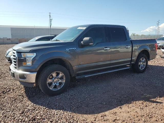 1FTEW1CP2FFA57342 - 2015 FORD F150 SUPERCREW GRAY photo 1