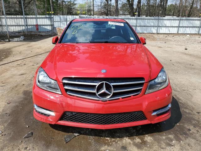 WDDGF4HB6EG254438 - 2014 MERCEDES-BENZ C 250 RED photo 5