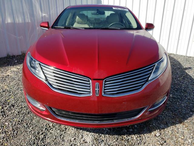 3LN6L2G91GR627040 - 2016 LINCOLN MKZ RED photo 5