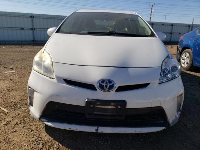 JTDKN3DU5D5572361 - 2013 TOYOTA PRIUS WHITE photo 5