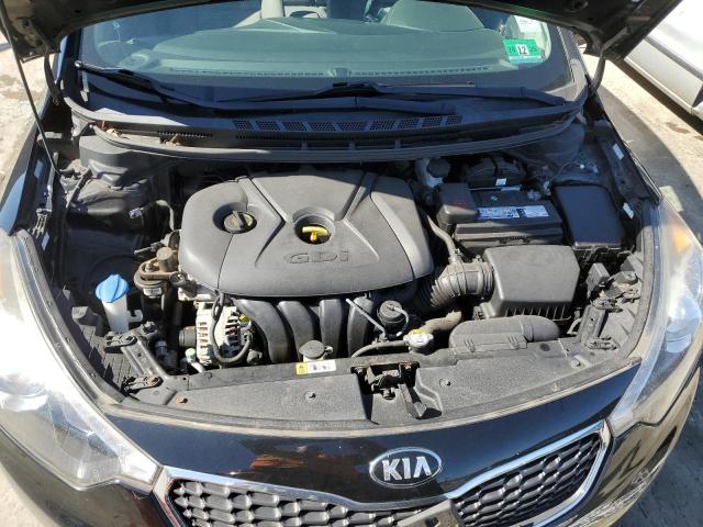 KNAFX4A83E5148877 - 2014 KIA FORTE EX BLACK photo 11