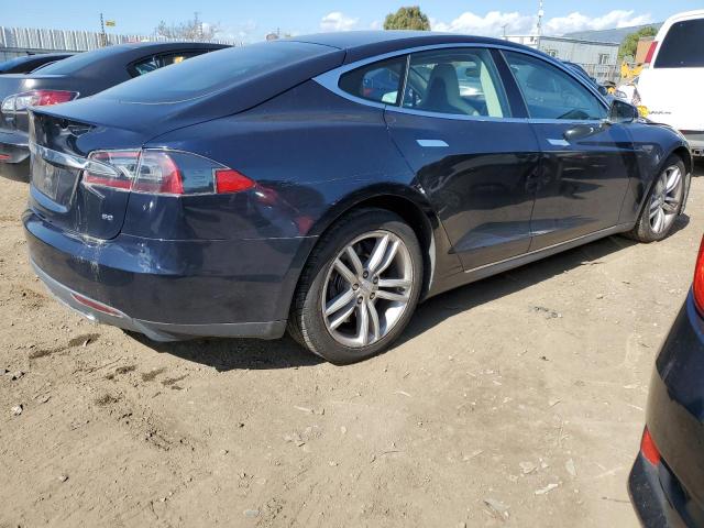 5YJSA1CG9DFP16178 - 2013 TESLA MODEL S BLUE photo 3