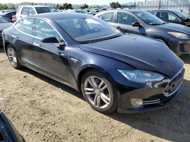5YJSA1CG9DFP16178 - 2013 TESLA MODEL S 蓝色 照片 4