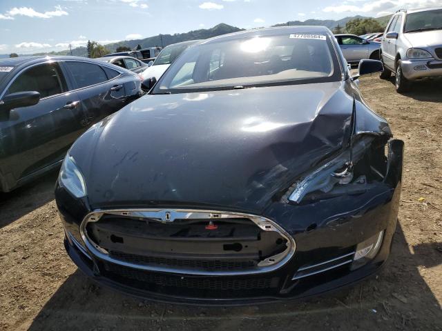 5YJSA1CG9DFP16178 - 2013 TESLA MODEL S BLUE photo 5