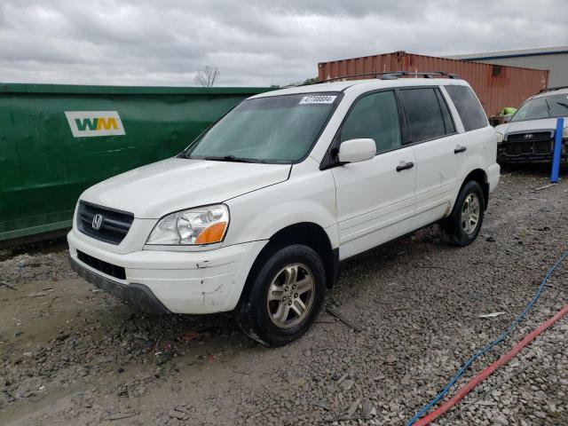 2HKYF18683H588690 - 2003 HONDA PILOT EXL WHITE photo 1