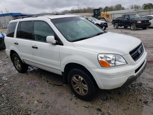 2HKYF18683H588690 - 2003 HONDA PILOT EXL WHITE photo 4