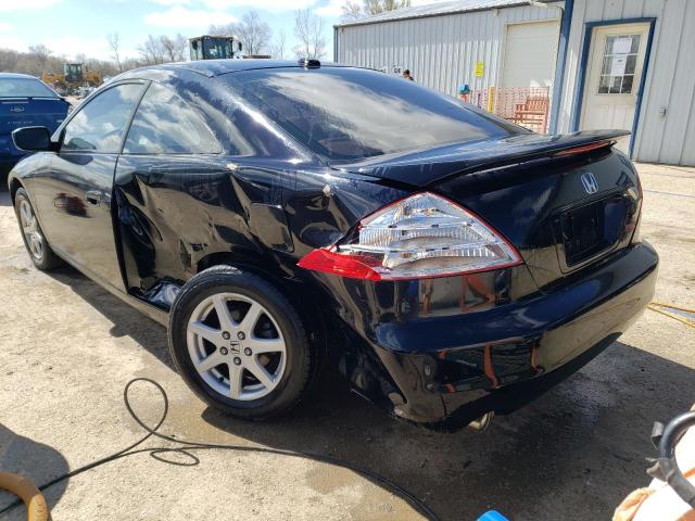 1HGCM82614A007686 - 2004 HONDA ACCORD EX BLACK photo 2