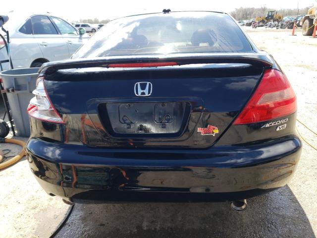 1HGCM82614A007686 - 2004 HONDA ACCORD EX BLACK photo 6