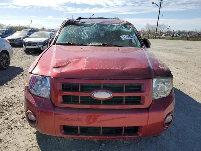 1FMCU04108KE60419 - 2008 FORD ESCAPE LIMITED RED photo 5