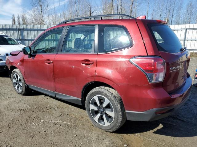 JF2SJABC2HH517916 - 2017 SUBARU FORESTER 2.5I MAROON photo 2