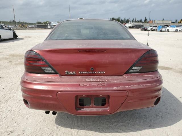 1G2NE52T3YM826510 - 2000 PONTIAC GRAND AM SE RED photo 6