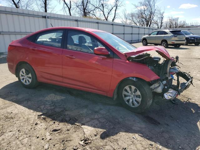 KMHCT4AE9GU054028 - 2016 HYUNDAI ACCENT SE RED photo 4