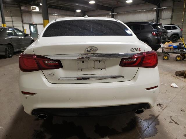 JN1BY1AR8GM270331 - 2016 INFINITI Q70 3.7 WHITE photo 6