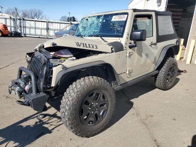 1C4AJWAGXHL673114 - 2017 JEEP WRANGLER SPORT TAN photo 1