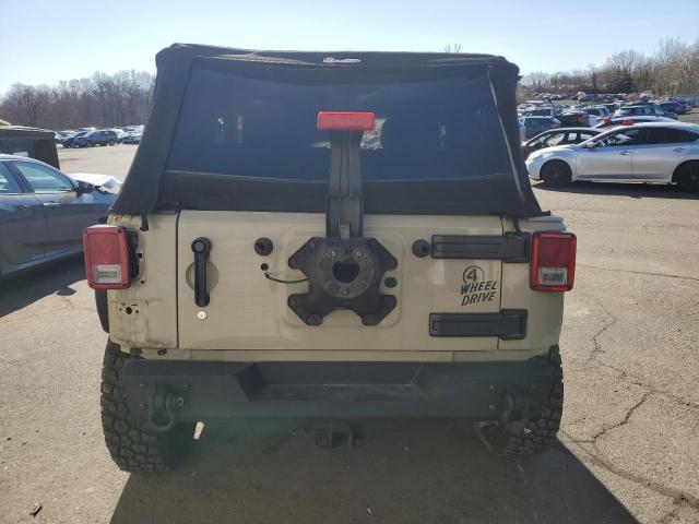 1C4AJWAGXHL673114 - 2017 JEEP WRANGLER SPORT TAN photo 6