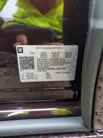 5GAEVCKW9LJ207769 - 2020 BUICK ENCLAVE AVENIR PURPLE photo 13