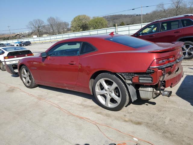 2G1FD1E38F9174431 - 2015 CHEVROLET CAMARO LT MAROON photo 2