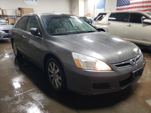 1HGCM66527A051173 - 2007 HONDA ACCORD EX GRAY photo 4