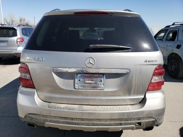 4JGBB86E56A109122 - 2006 MERCEDES-BENZ ML 350 SILVER photo 6