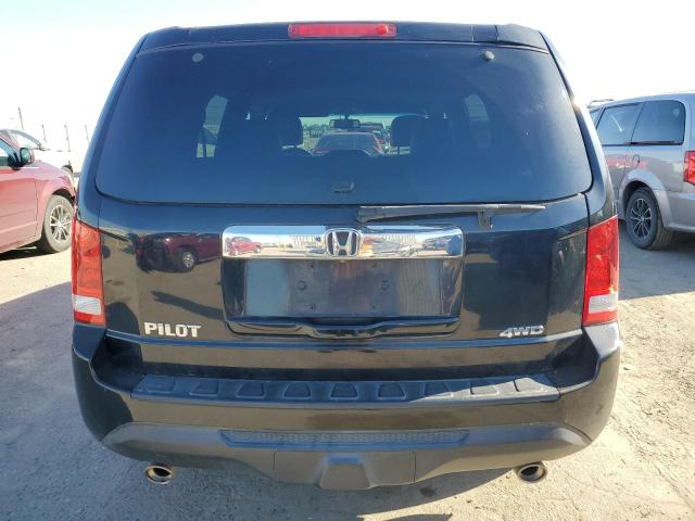 5FNYF4H56CB068625 - 2012 HONDA PILOT EXL BLACK photo 6