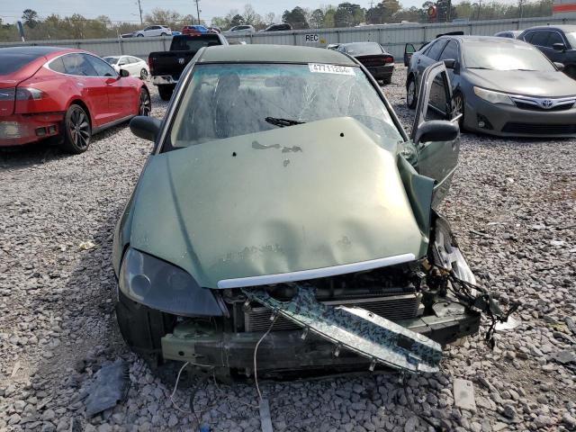 2HGES16583H598753 - 2003 HONDA CIVIC LX GREEN photo 5