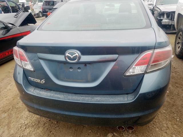 1YVHZ8DHXC5M14430 - 2012 MAZDA 6 I BLUE photo 9