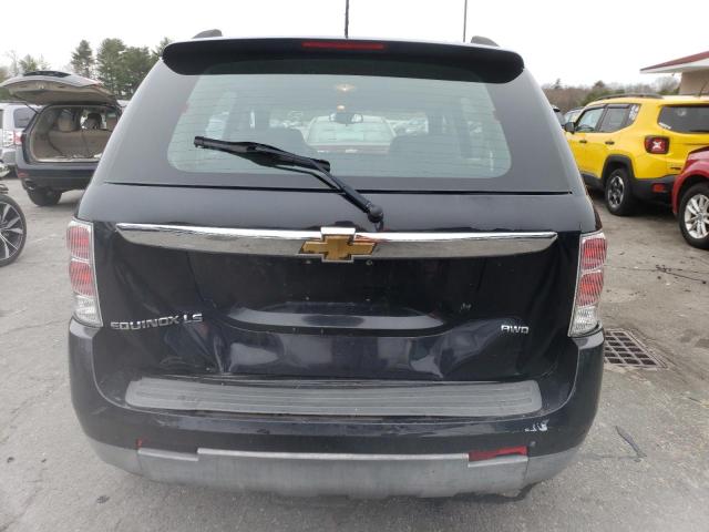 2CNDL23F686018523 - 2008 CHEVROLET EQUINOX LS BLACK photo 6