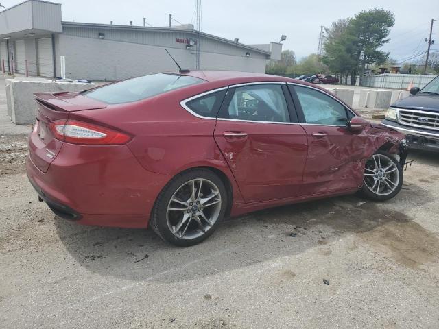 3FA6P0D99DR169749 - 2013 FORD FUSION TITANIUM RED photo 3