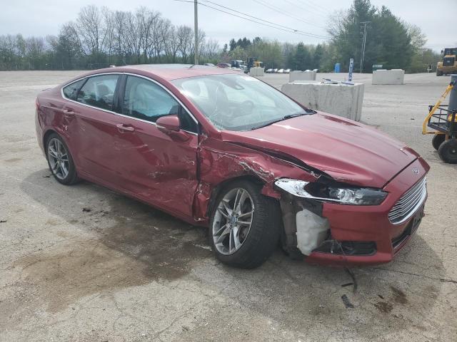 3FA6P0D99DR169749 - 2013 FORD FUSION TITANIUM RED photo 4