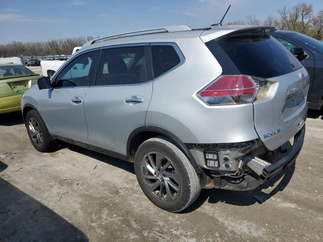 5N1AT2MT6FC880667 - 2015 NISSAN ROGUE S SILVER photo 2