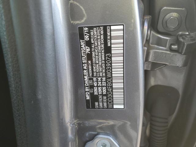 WDD3G4FB0LW039073 - 2020 MERCEDES-BENZ A 220 4MATIC GRAY photo 12