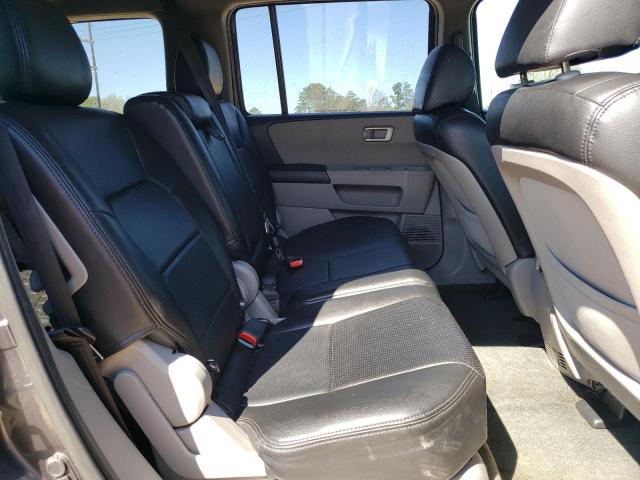 5FNYF4H21EB036710 - 2014 HONDA PILOT LX GRAY photo 10