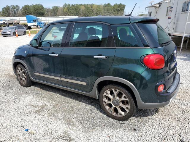 ZFBCFADH6EZ021135 - 2014 FIAT 500L TREKKING GREEN photo 2