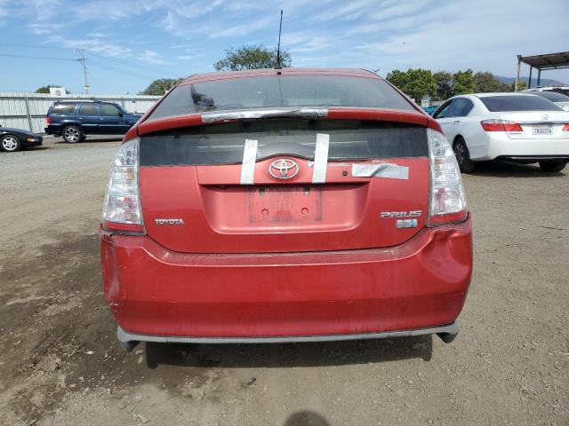 JTDKB20U487804614 - 2008 TOYOTA PRIUS RED photo 6