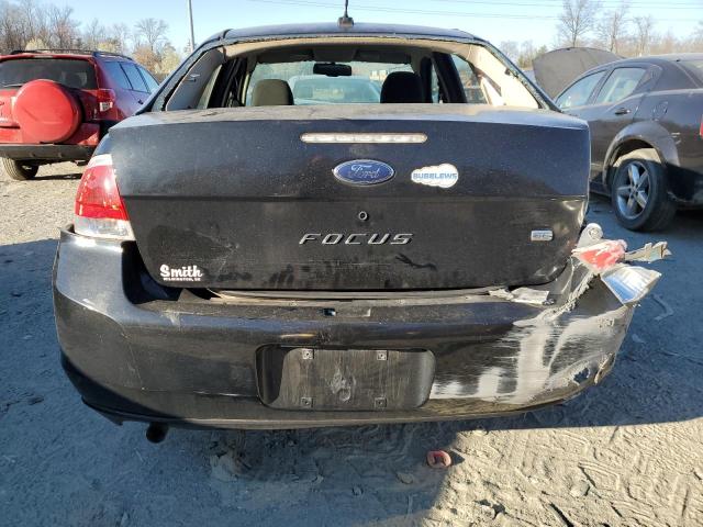 1FAHP35N08W296558 - 2008 FORD FOCUS SE BLACK photo 6