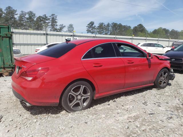 WDDSJ4GB9EN121713 - 2014 MERCEDES-BENZ CLA 250 4MATIC RED photo 3