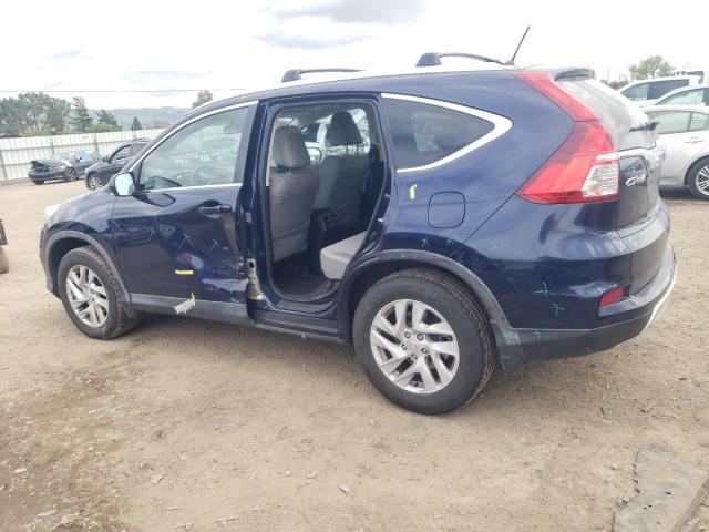 3CZRM3H58GG704041 - 2016 HONDA CR-V EX BLUE photo 2