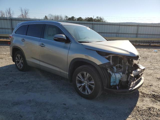 5TDJKRFH0ES062826 - 2014 TOYOTA HIGHLANDER XLE GOLD photo 4