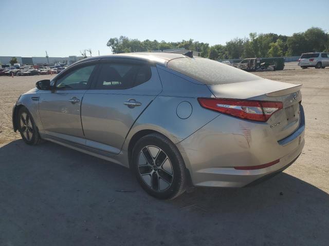 KNAGM4AD1D5058197 - 2013 KIA OPTIMA HYBRID GRAY photo 2