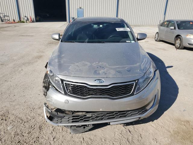 KNAGM4AD1D5058197 - 2013 KIA OPTIMA HYBRID GRAY photo 5